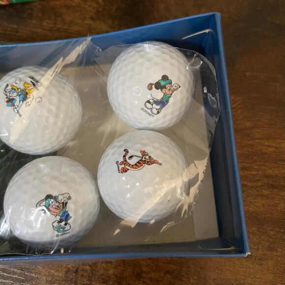 6 Vintage Pinnacle Golf Balls Mickey Mouse Tigger Disney Characters Power 392 - Picture 9 of 10